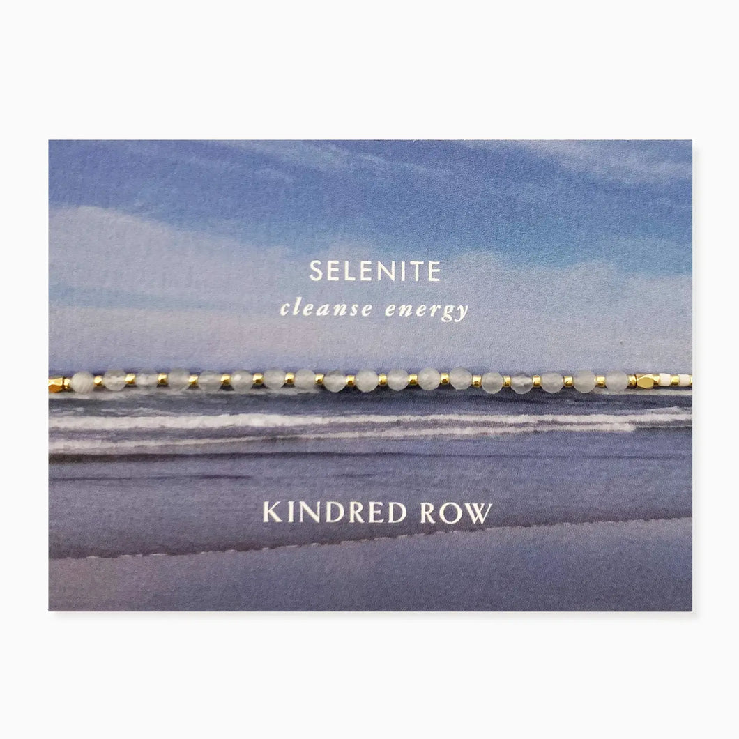 Kindred Row Bracelet - Selenite Gemstone