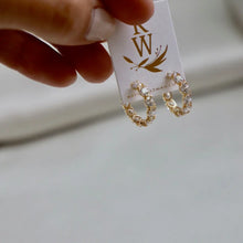 Load image into Gallery viewer, Katie Waltman Jewelry - Eternity Hoop Earrings