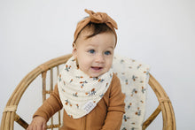 Load image into Gallery viewer, Copy of Mebie Baby - Cream Floral Muslin Bib