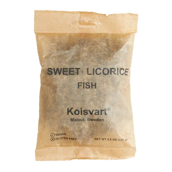 Sweet Licorice Fish - Kolsvart Swedish Candy