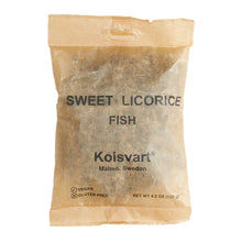 Load image into Gallery viewer, Sweet Licorice Fish - Kolsvart Swedish Candy