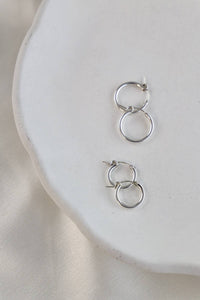 Katie Waltman - Standard Silver Hoops