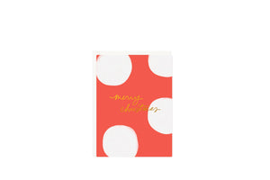 Merry Christmas Spots Mini Card | Boxed Set of 6