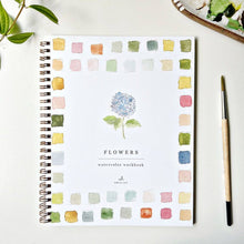 Load image into Gallery viewer, Flowers Watercolor Workbook