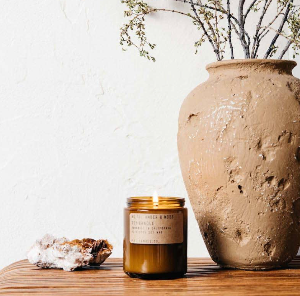 P.F. Candle Co. Amber & Moss - 7.2 oz Soy Candle