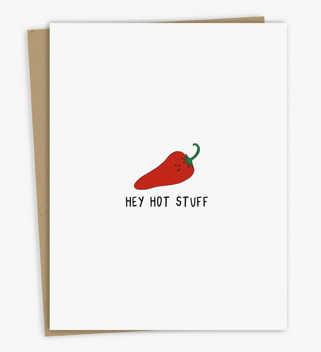 “Hey Hot Stuff” | Love & Anniversary Card