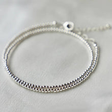Load image into Gallery viewer, Katie Waltman - Sterling Silver Double Wrap Bracelet