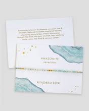 Load image into Gallery viewer, Kindred Row Bracelet - Amazonite Gemstone