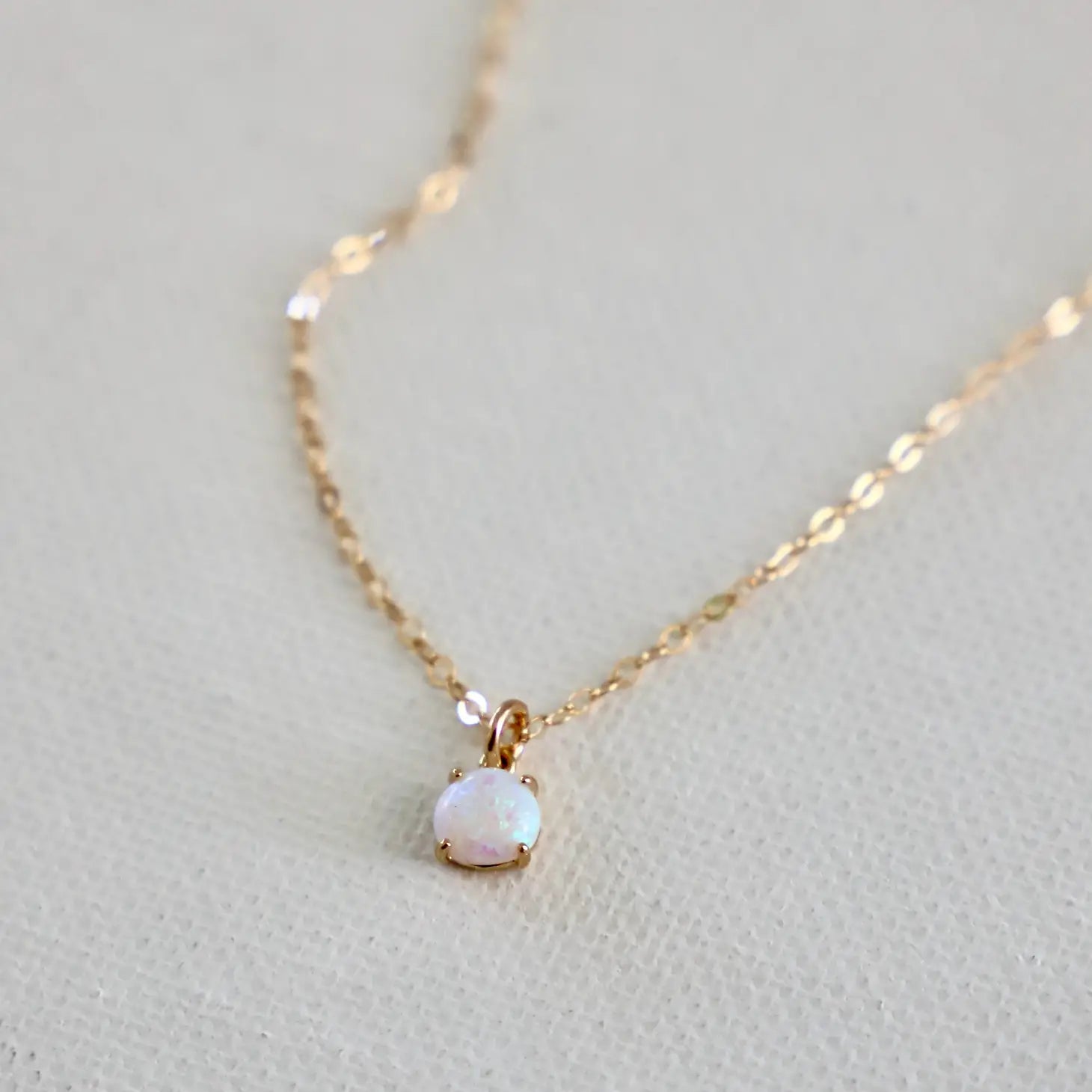 Katie Waltman Jewelry - Opal Drop Necklace – Meraki Floral Co.