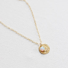 Load image into Gallery viewer, Katie Waltman Jewelry - Opal and Coin Necklace