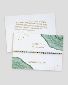 Kindred Row Bracelet - Turquoise Gemstone