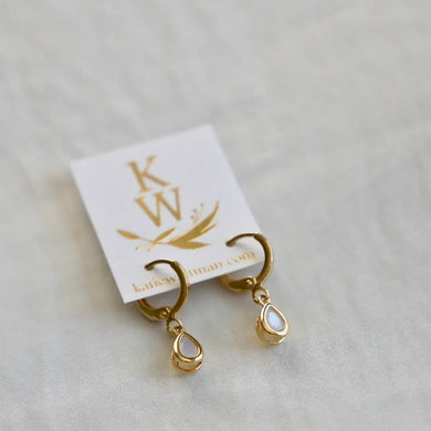 Katie Waltman Jewelry - Birthstone Huggie Earrings
