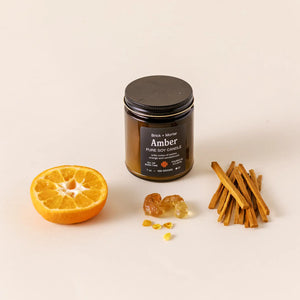 Brick + Mortar - Amber Scented Candle 7oz