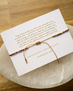 Kindred Row Bracelet - Tigers Eye Gemstone