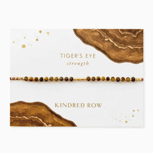 Load image into Gallery viewer, Kindred Row Bracelet - Tigers Eye Gemstone