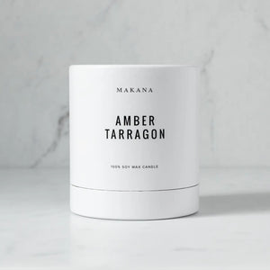 Makana Artisanal Candles - Amber Tarragon