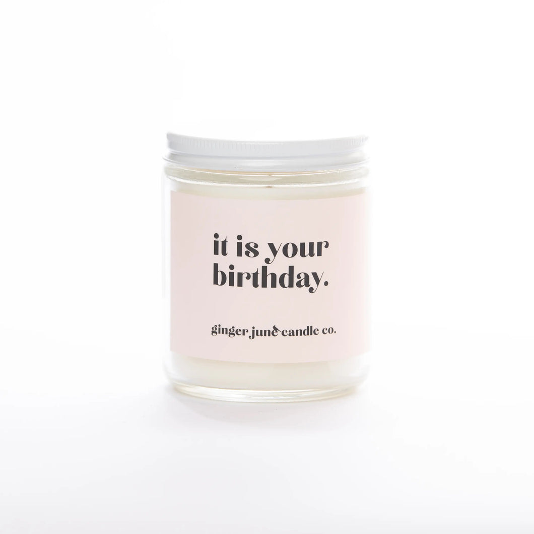 Ginger June Candle Co - It’s Your Birthday