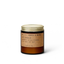 Load image into Gallery viewer, P.F. Candle Co. Amber &amp; Moss - 3.5 oz Soy Candle