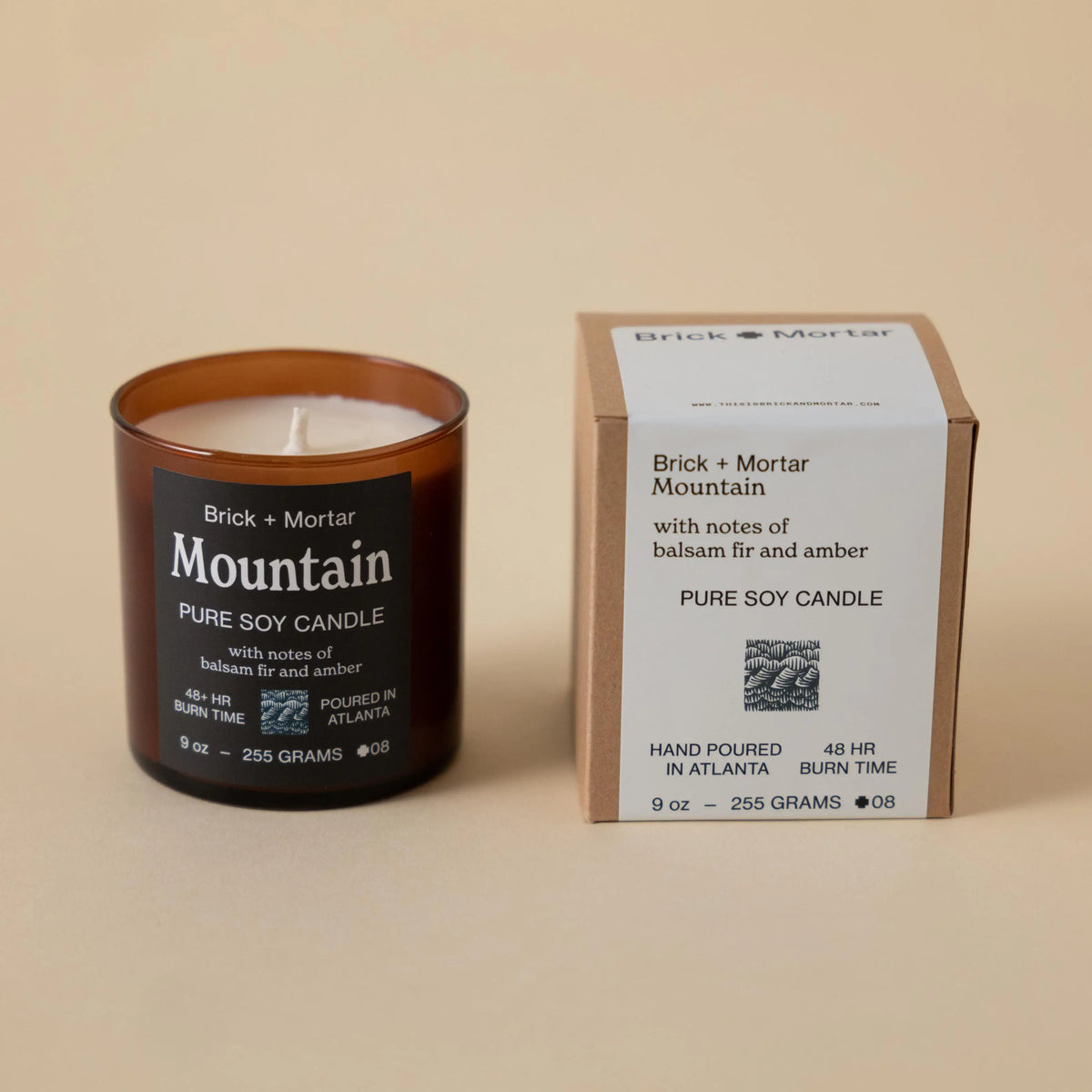 Brick + Mortar - Mountain Scented Candle 9oz