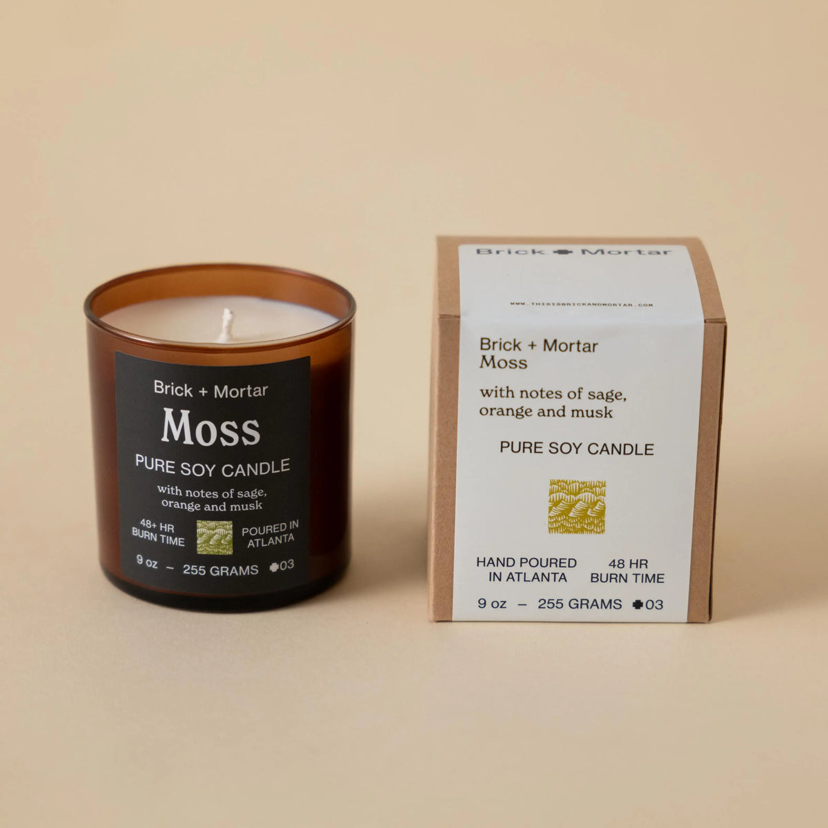 Brick + Mortar - Moss Scented Candle 9oz