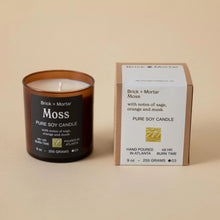 Load image into Gallery viewer, Brick + Mortar - Moss Scented Candle 9oz