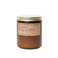 P.F. Candle Co. Teakwood & Tobacco - 7.2 oz Soy Candle