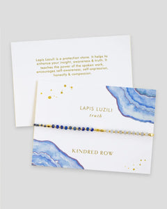 Kindred Row Bracelet - Lapis Lazuli Gemstone