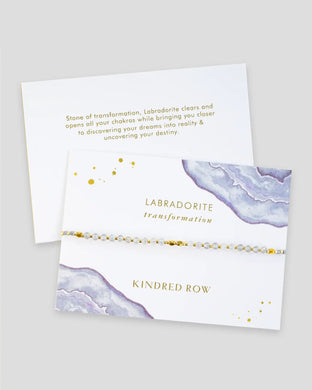 Kindred Row Bracelet - Labradorite Gemstone